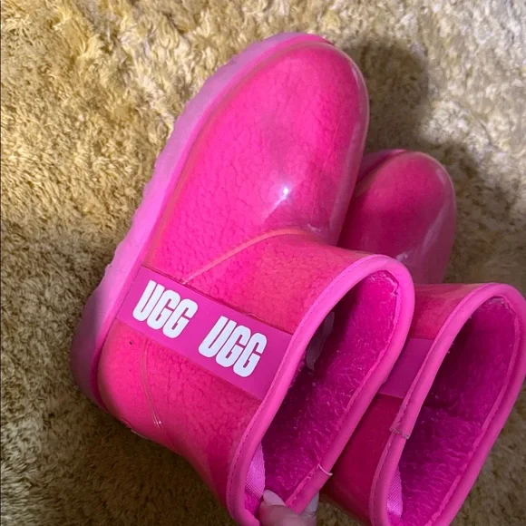 UGG Bright Pink Boots Womens 8 - Picture 7 of 8